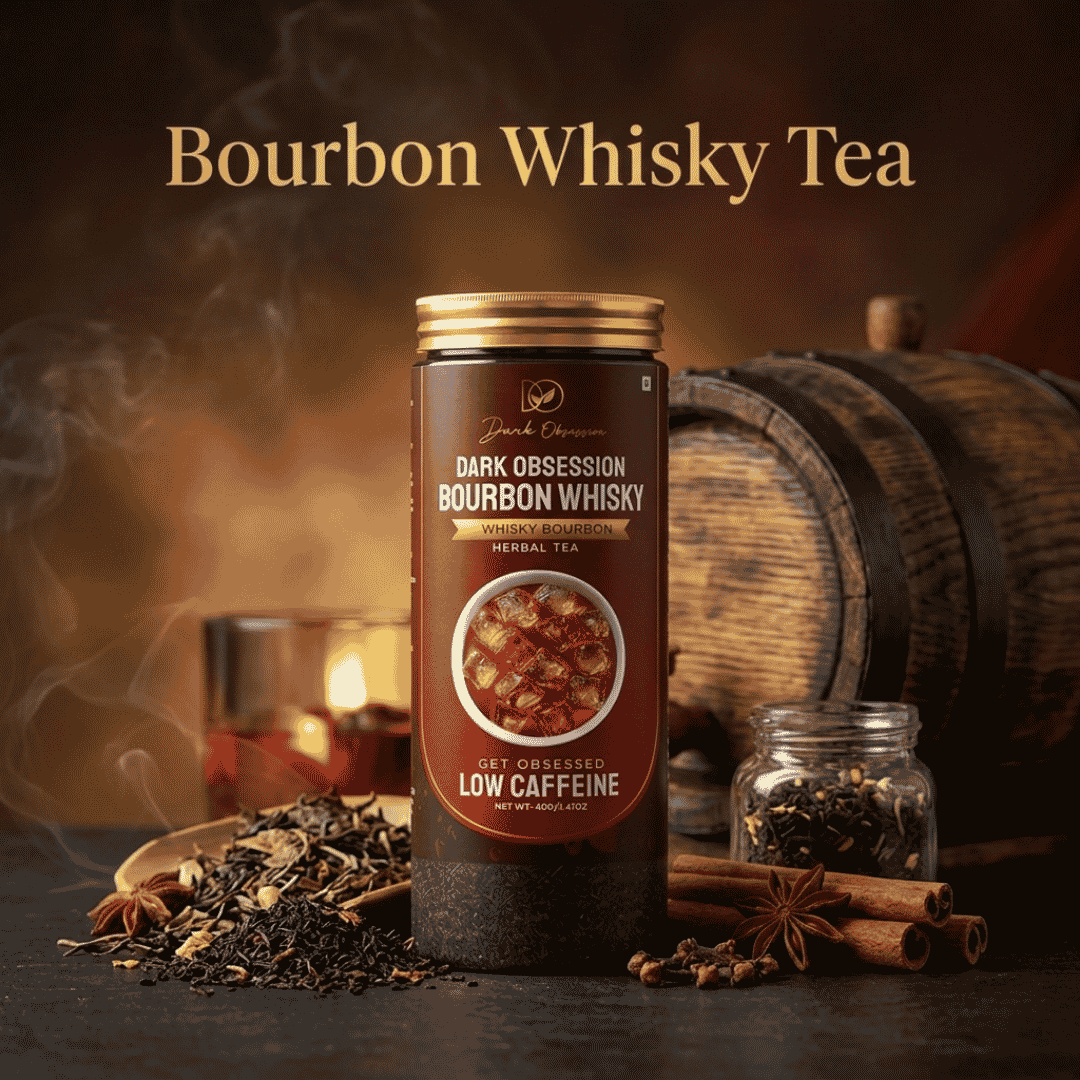 dark obsession bourbon whisky tea premium flavored tea supplier and wholesaler from tea india